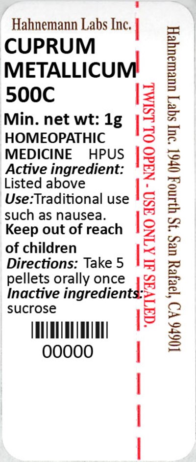 Cuprum Metallicum 500C 1g - Cuprum Metallicum 500C 1g